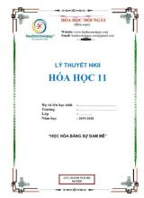 Lý thuyết học kỳ II môn Hóa học 11 - Năm học 2019-2020